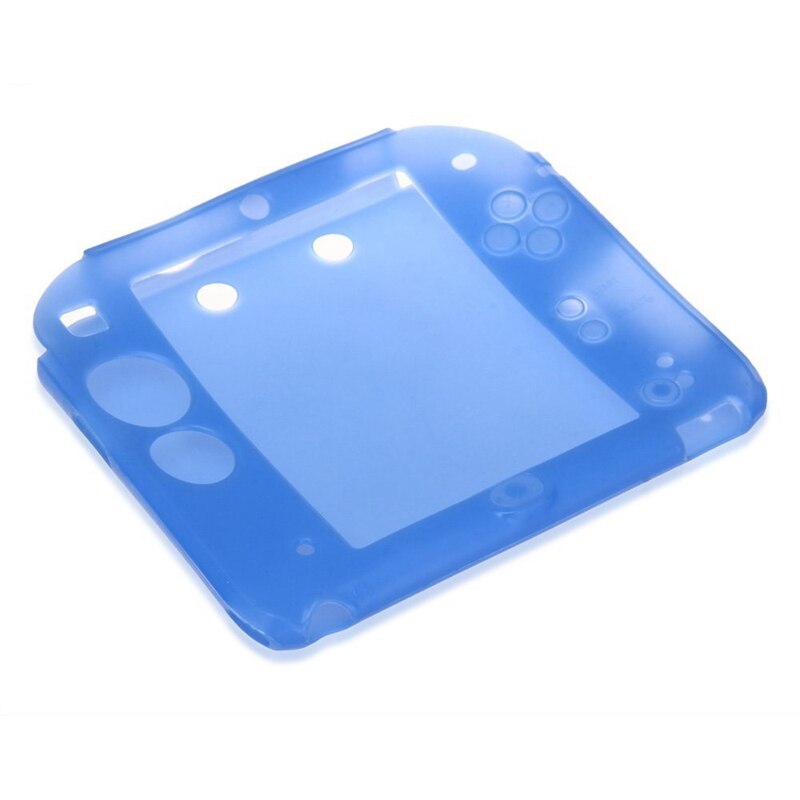 Protective Silicone Skin Case Cover for 2DS Blue: Default Title