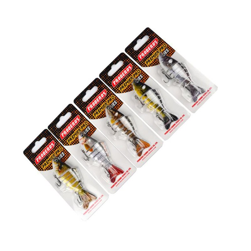 Fishing Lures Lifelike Eyes 7 Segment Realistic Fishing Artificial Bait Bionic Bait Treble Hooks Crucian Carp