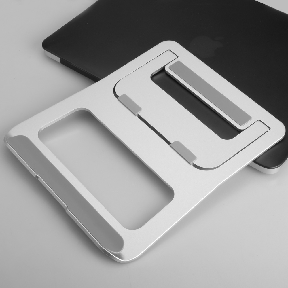 Bärbart bärbar datorställ i aluminium bärbar datorställning för macbook apple lenovo hp acer hopfällbar bärbar datorställning aluminium