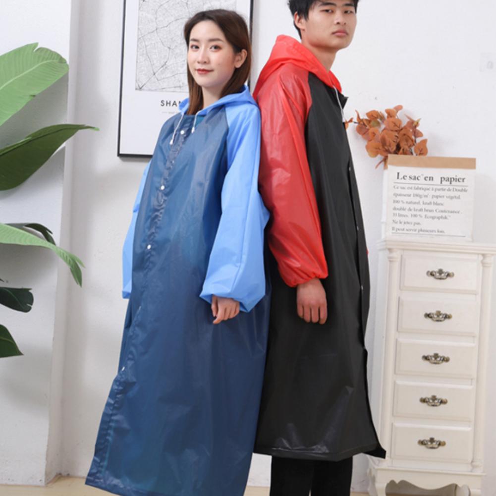 Long Raincoat Practical Lightweight Multifunctional Portable Long Outdoor Raincoat for Outdoor Rain Jacket Hooded Raincoat