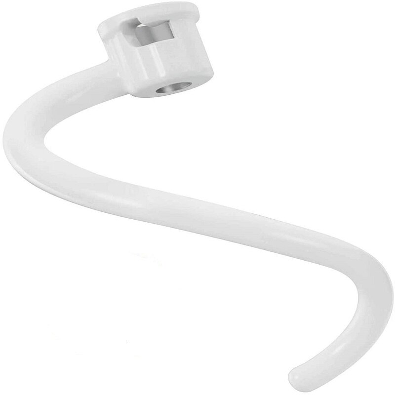 Reusable Spiral Coated Metal Dough Hook Attachment Replacement for Kitchenaid Stand Mixer Bowl-Lift Model KV25G0X for Home