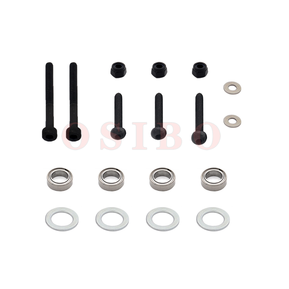1set RC Aluminum Alloy Steering Bellcrank Set Replaces Traxxas Part 3743 Billet 6061 Aluminum Atomik for 1/10 Traxxas Slash 2WD