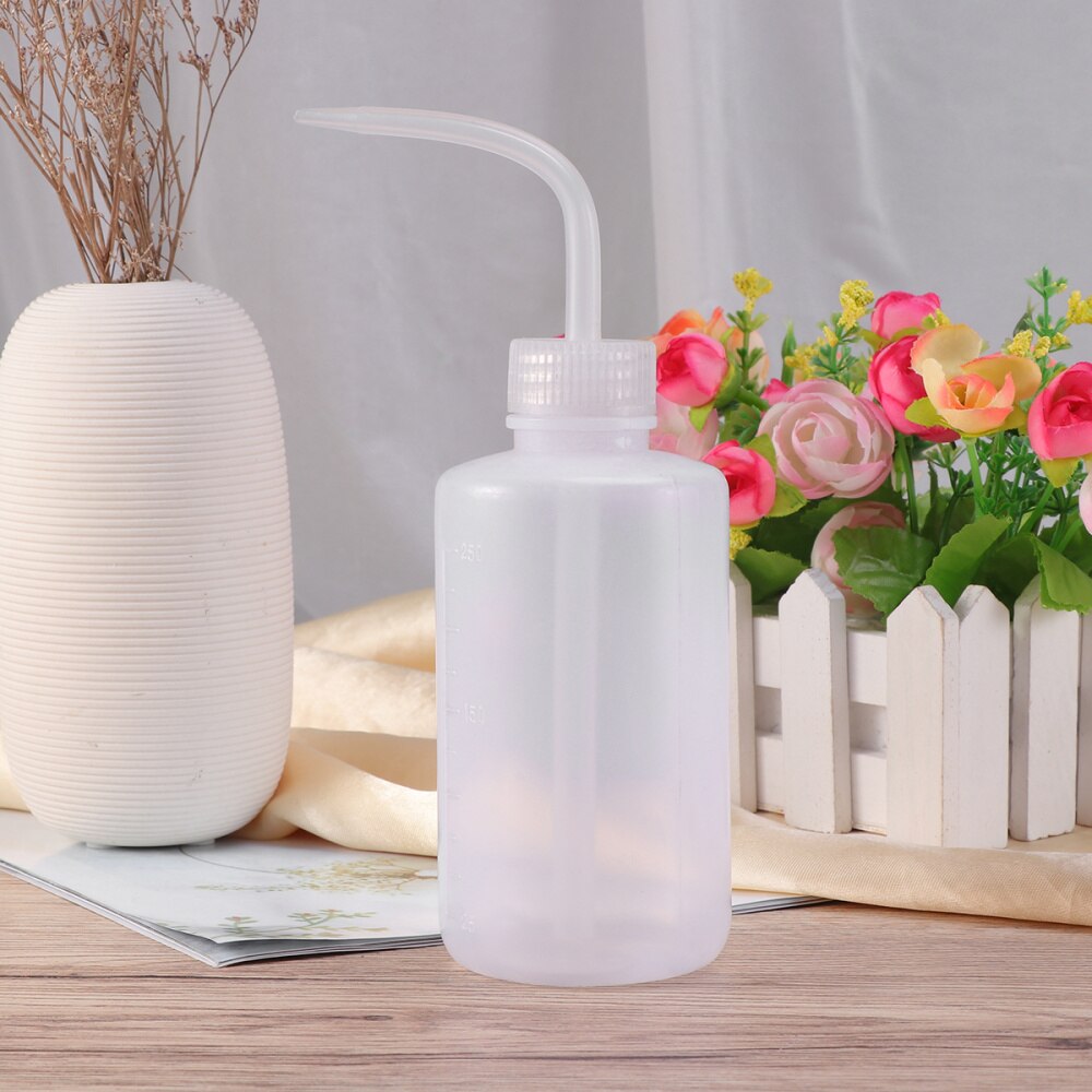 250ml Ink Empty Bottle Long Mouth Pigment Storage Container Squeeze Cap Bottles: Default Title