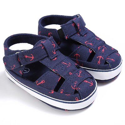 Baby girl boy sandals Shoes print light canves infants Summer Shoes 0 to18 Month Unisex
