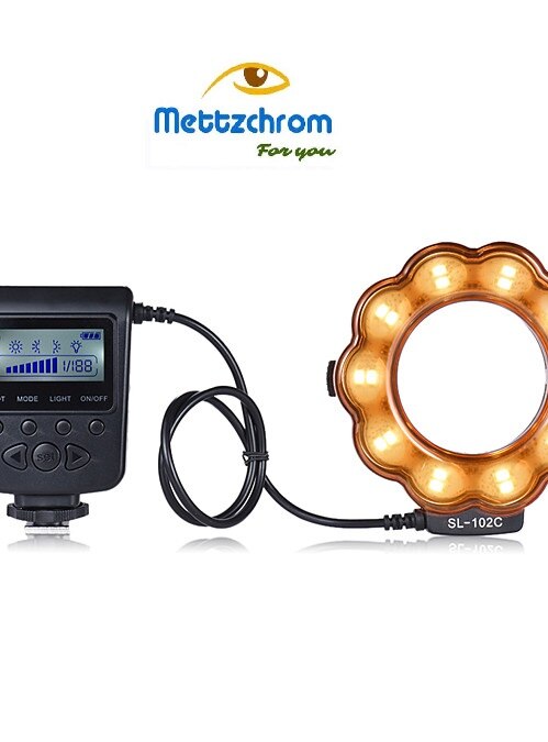 For Sony led Macro Ring Flash Bundle with 8 Adapter Ring for CANON for NIKON PENTAX OLYMPUS MACRO LED RING FLASH