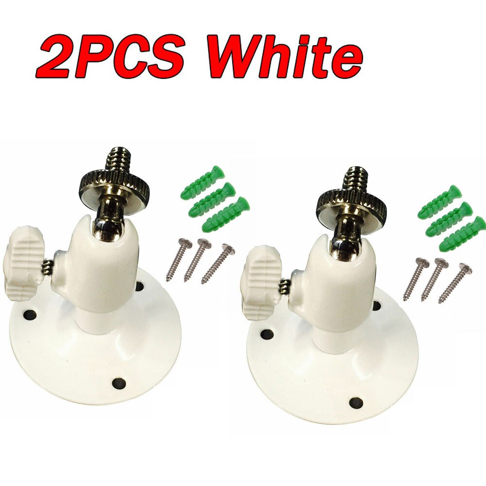 White Black Mini Metal Wall Mount Ceiling Stand Bracket for CCTV Camera Tripod