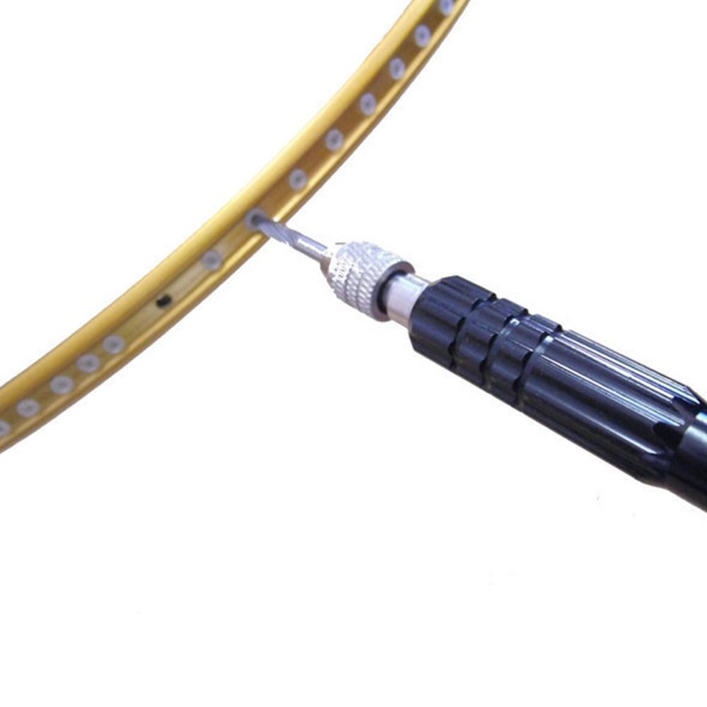 Dissolvant d'œillets de badminton, outil de réparation durable, cône de ficelle, accessoire de raquette