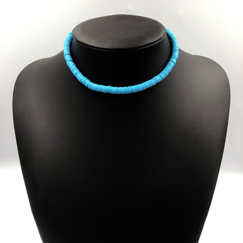 Donarsei 2019 di Nuovo Modo Variopinto di Argilla Della Collana Del Choker Per Le Donne Della Boemia Regolabile Morbido Ceramica Della Collana Del Collare Gioielli Boho: 19