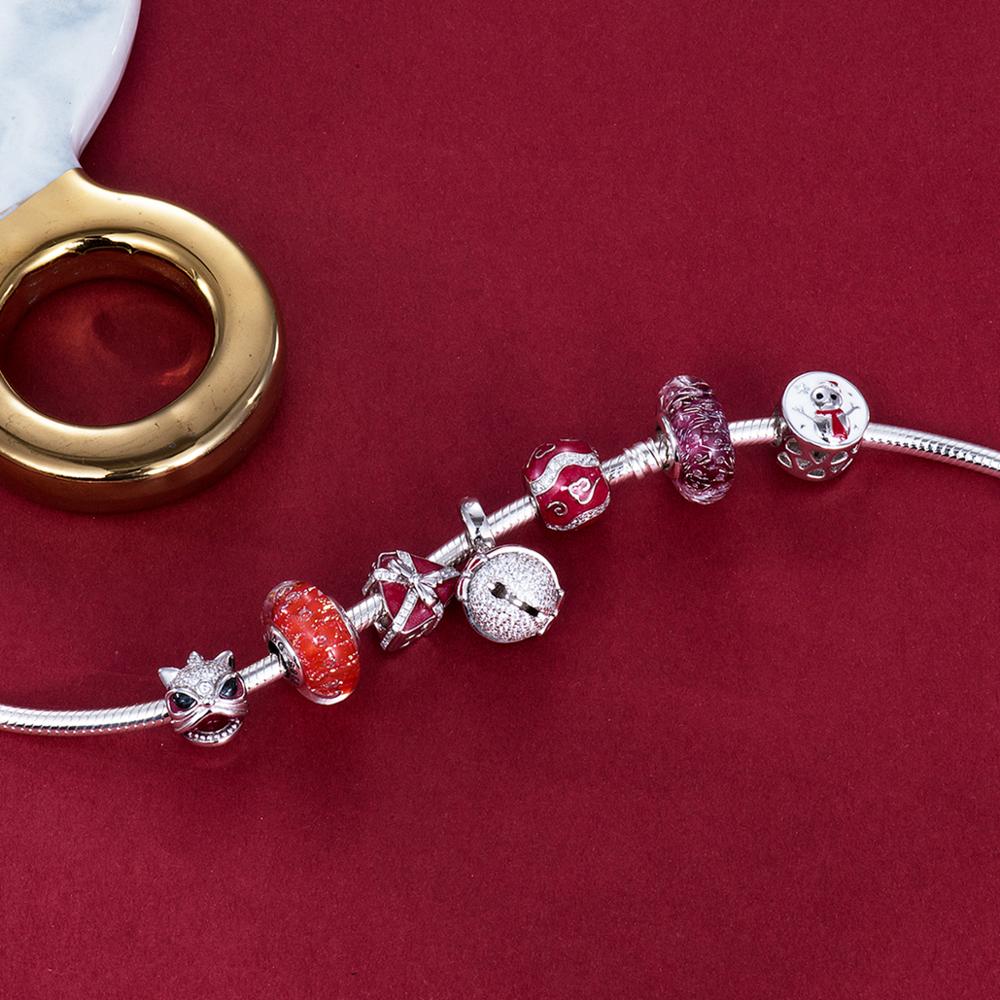 verrotten 925 Sterling Silber perlen Reize passen Armbänder Nie ändern farbe DDBJ019