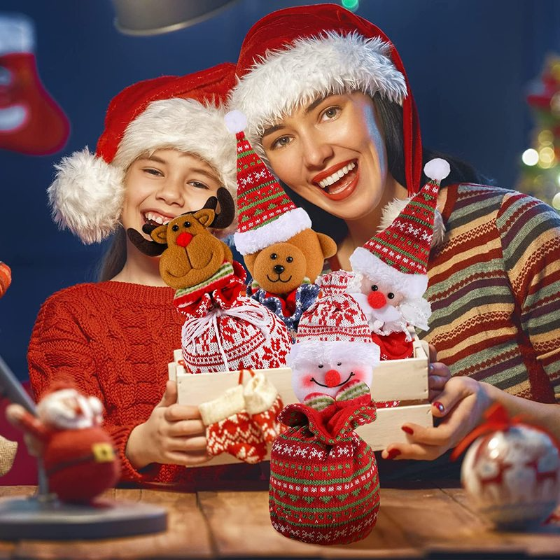 Pluche Kerstmutsen Uil Gedrukt Kerstman Hoed Unisex Xmas Hoed voor