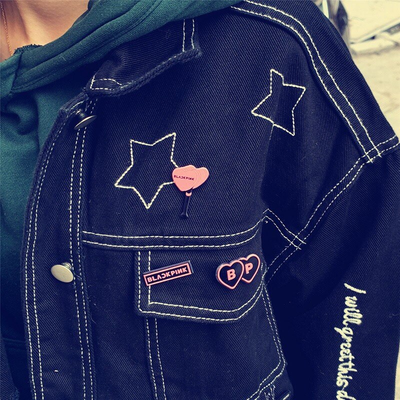 Hqbts Bangtan Jongens Acryl Broche Set Perifere Dezelfde Stijl