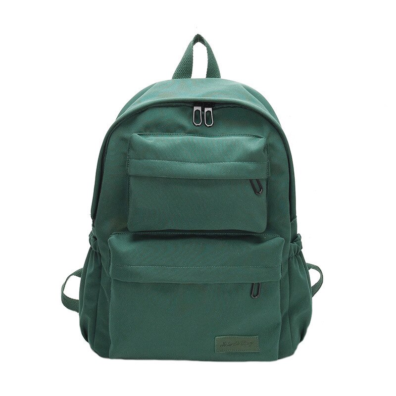 Atinfor mærke vandtætte kvinder oxford multi-pocket rygsæk skoletaske til teenage pige vandtæt kvindelig rejse rygsæk: Grøn