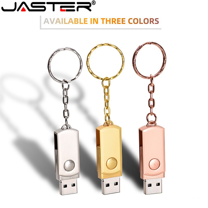 Rvs Usb 2.0 Pen Drive 256Gb 128Gb Usb Flash Drive 16Gb 32Gb 64Gb Pendrive usb Stick Met Sleutelhanger Flash Drive