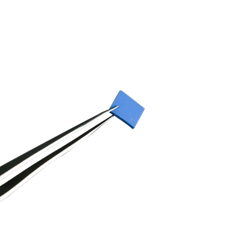 Rgeek 100 Pcs Blauw 10Mm * 10Mm Gpu Cpu Heatsink Cooling Geleidende Siliconen Pad Thermische Pad Термопрокладка