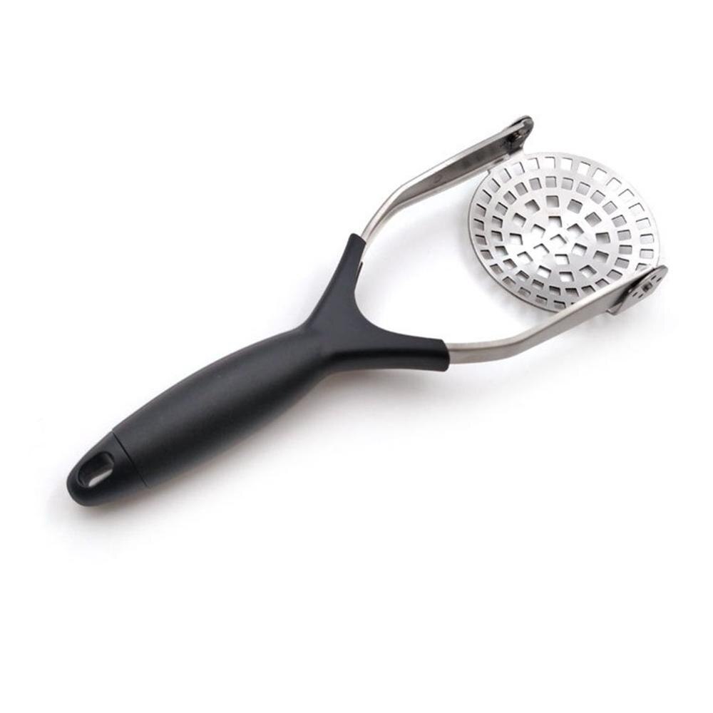 Potato Press Masher Vertical Foldable Handle Manual Stainless Steel For Mashed Potatoes Or Vegetable Puree: Default Title