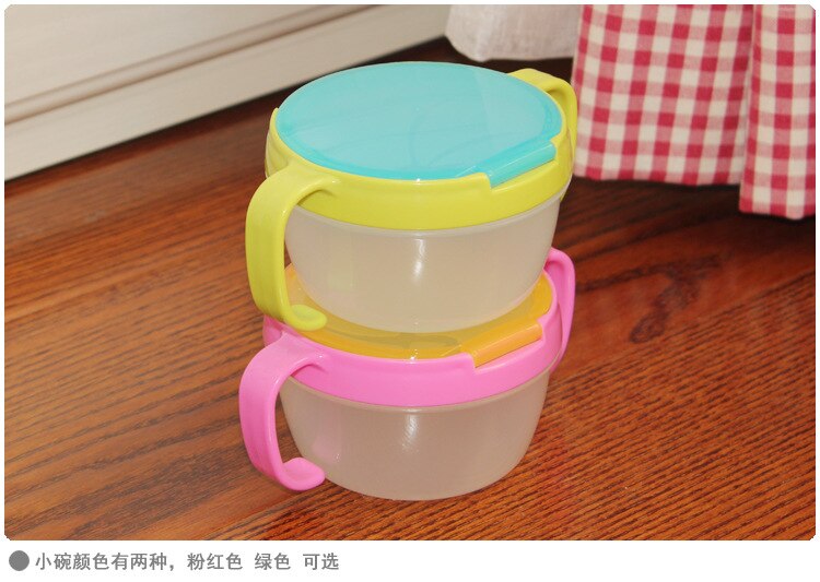 1pc Baby Food Box Anti-Spill Child Snack Food Keeper Portable Baby Food Bowl Plastic Food Storage Container Child Feed Learning