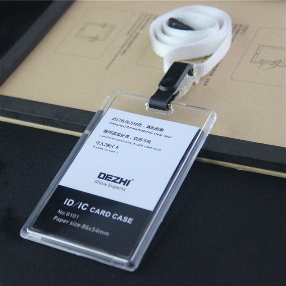 ID-kortholder med snor - Justerbar - For ansatte: Fiolett/紫罗兰