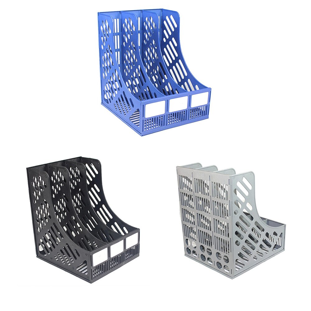 School Office File Holder-Organizer Grid File Storage Shelf Book Stand Desktop Iron File Book Holder Desk Storage Book Magazine