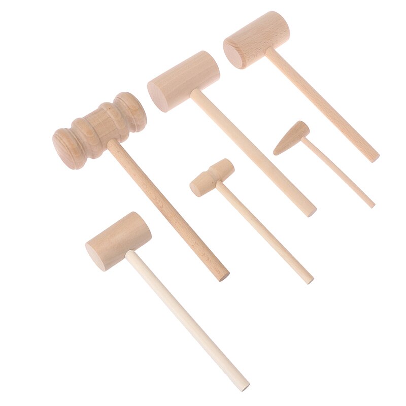 1Pcs Houten Hamer Mallet Carving Tool Lederen Craft Sieraden Maken Hamer Tool