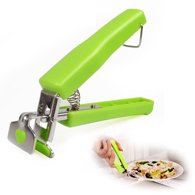 Stainless Steel Dish Clamp Dish Plate Bowl Clamp Clamp Silicone Handle Kitchen Tool Anti-scald Clamp Bowl Lifter