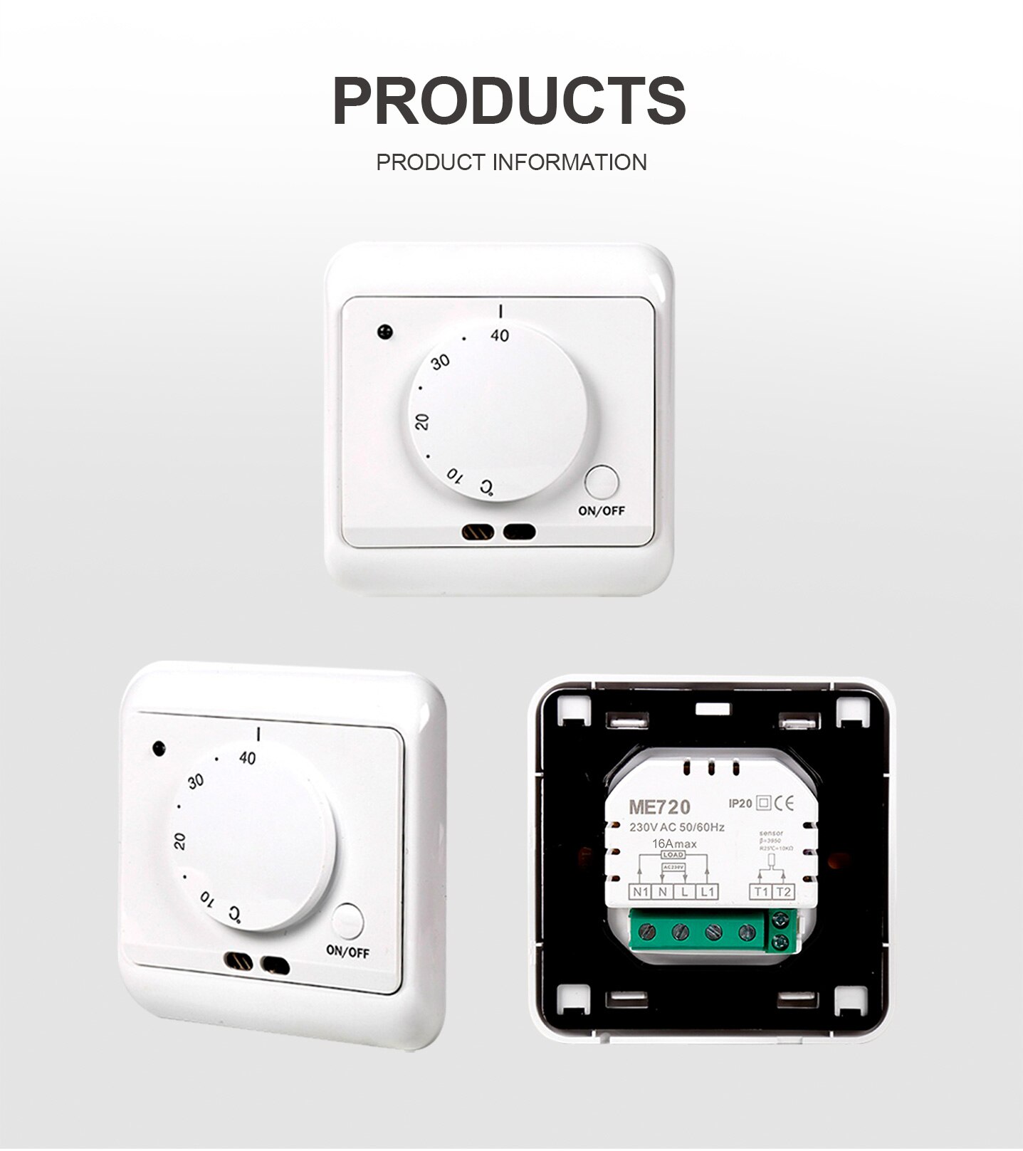 Floor Warm System Smart Mechanical Thermostat Heating Floor Heated Heating Central Conditioning Thermostat Floor Heating Heat