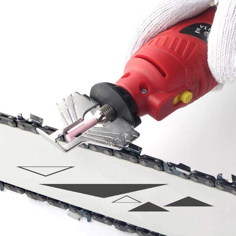 Kettingzaag Slijpset Elektrische Slijper Polijstbevestiging Set Zaagkettingen Gereedschapsboor Roterende Accessoires Set