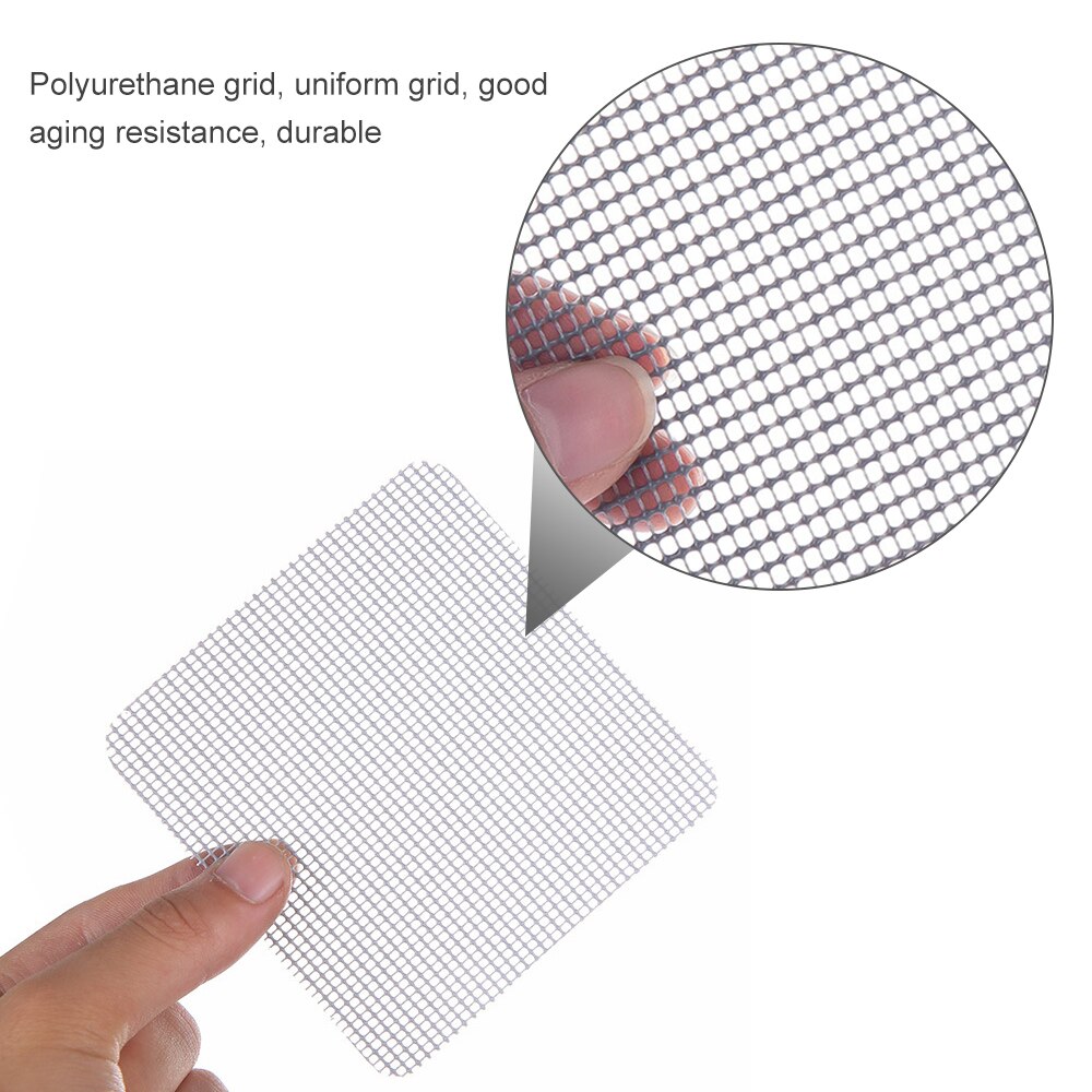 3/6Pcs Raam En Deur Scherm Reparatie Patch Lijm Reparatieset Venster Tool Bonding Patches Anti-Sticker gaas Deur Klamboe