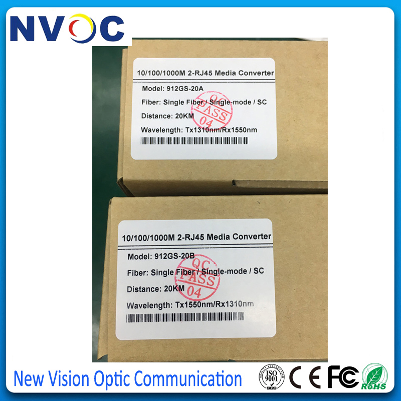 1 1000M Fiber+2 10/100/1000 RJ45 Fiber Media Converter,20KM,Ethernet Fiber Optic Switch,Euro Charger,External Power Supply