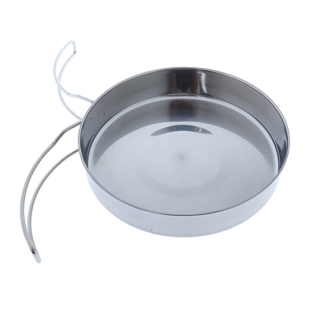 Mini Stainless Steel Frying Pan Nonstick, Outdoor Picnic Backpacking Camping Cooking Pot Cookware