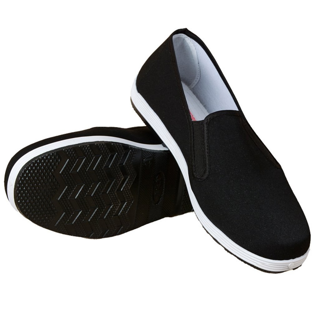 Single Non-Slip Black Cloth Shoes Flat-Bottomed Wear-Resistant Protective Shoes Driver Work Safety Shoes