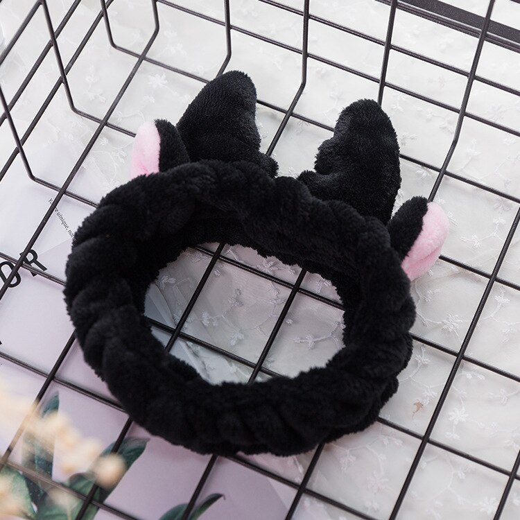 1pc kerstgewei haarband hoofdband pluche driedimensionale washandjes haarbanden badhanddoeken voor volwassenen werknemersvoordelen....