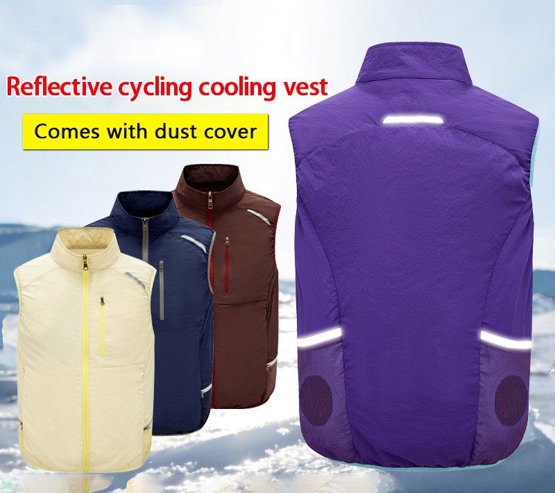 De nieuwste zomerkleding met airconditioning voor mannen en vrouwen, geschikt voor buitenactiviteiten, zoals fietsen, vissen, enz., inclusief koel- en ventilatorkleding.