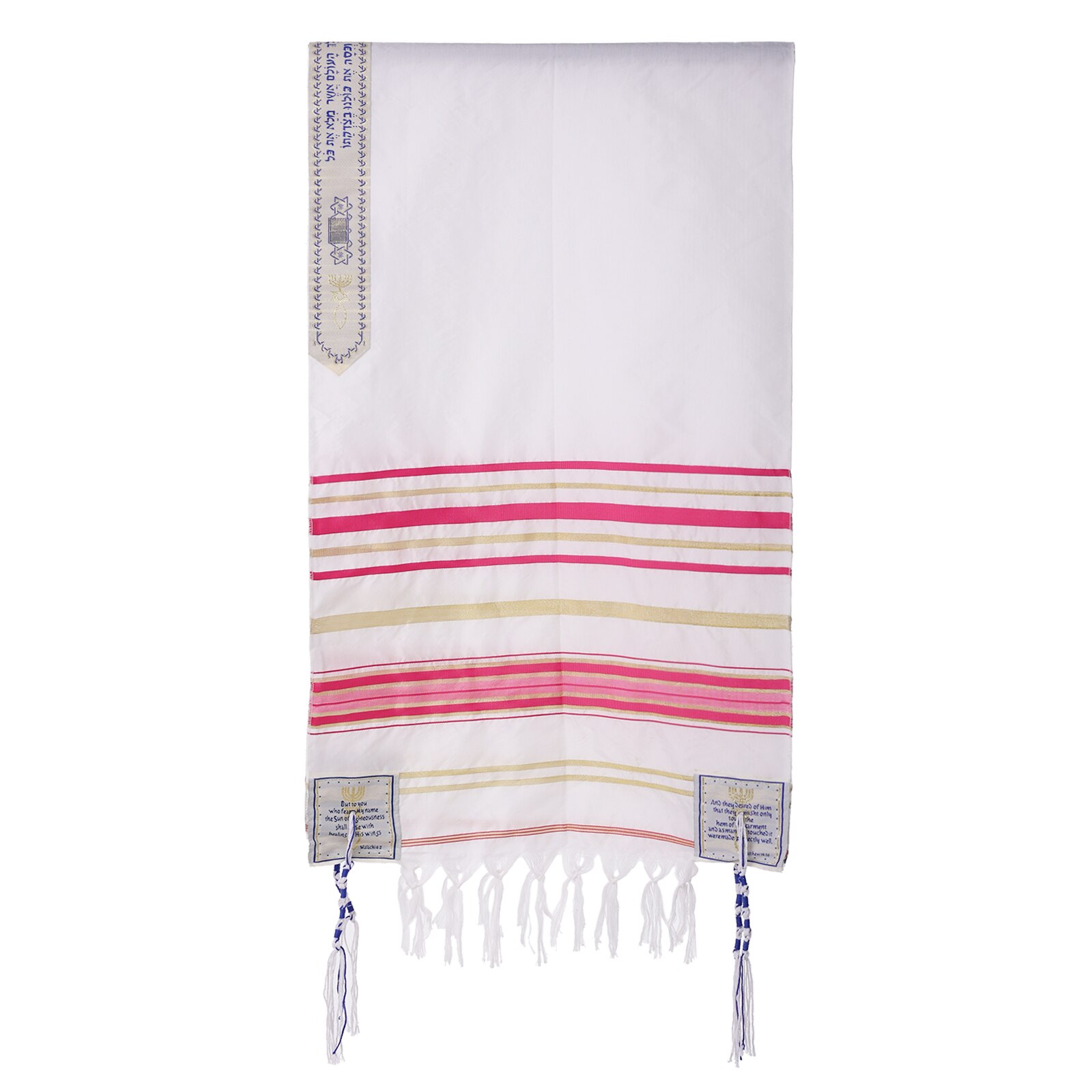 Judisk tallit talit bönesjal &amp; talis bag wraps halsduk: Rosa
