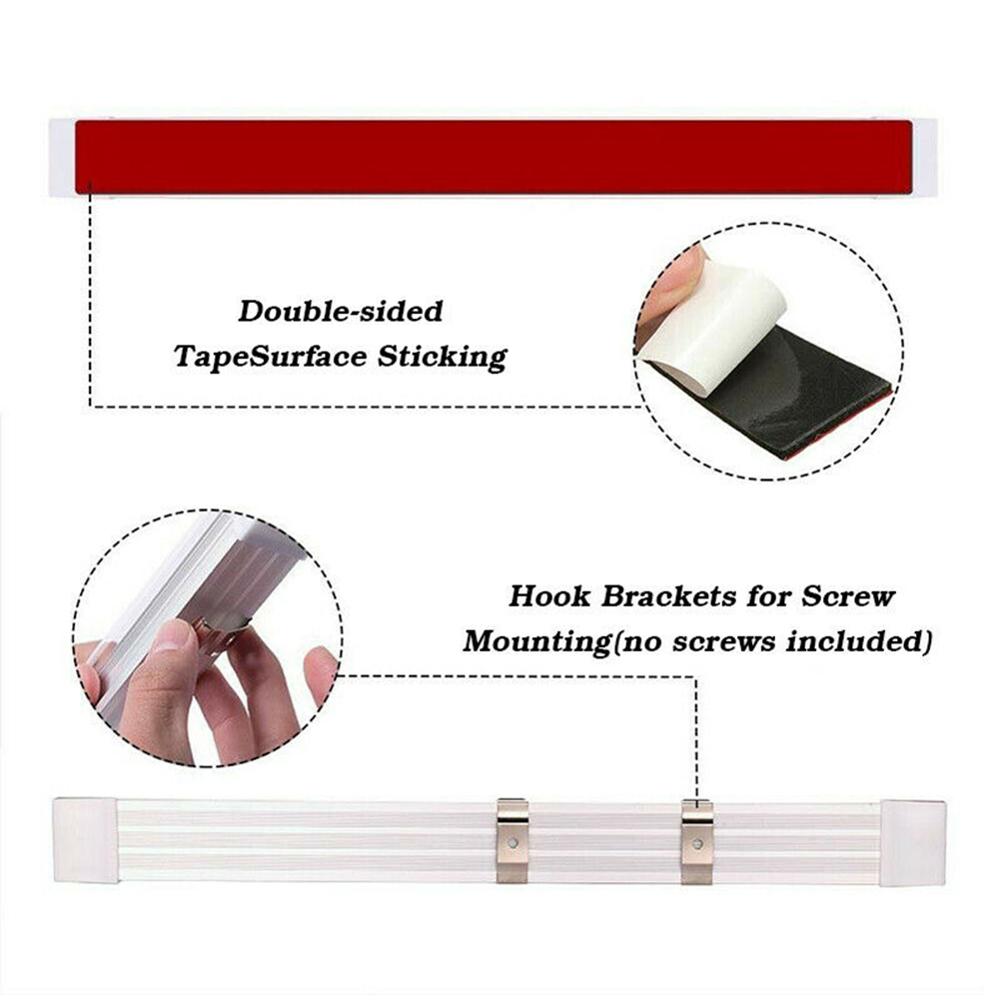 4Pcs 72 LED Interior Lights Strip Light Bar Car Interior Lamp with On/Off Switch For Truck Trailer Caravan Touring Camper Boat