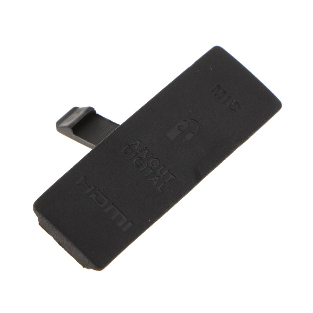 1 pieza tapa de interfaz lateral de reemplazamiento USB/salida AV/HDMI/ MIC cubierta de goma para Canon EOS 550D pieza de reparación para cámara Digital