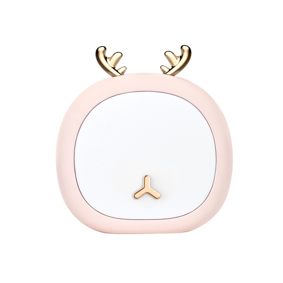 Niedliches nachtlicht in form eines rehs oder hasen, kinderzimmerlampe für kinder und babys, stufenlos berührungsempfindlich, usb-wiederaufladbar, tischlampe, heimdekoration, ornamente: A