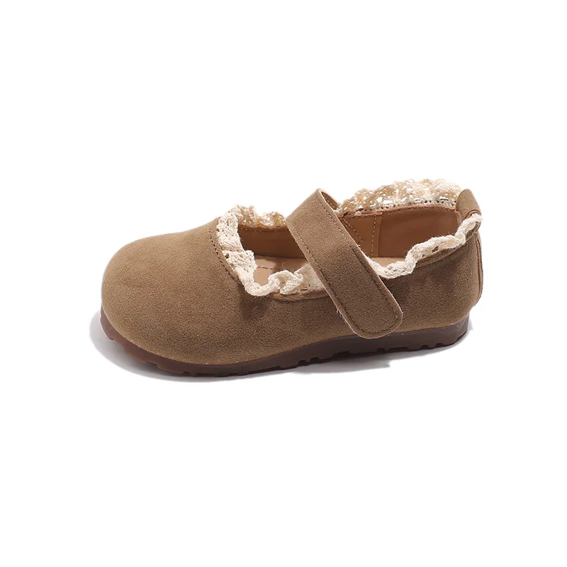 Children Flats Shoes Spring Autumn Shallow Girls Shoes Soft Sole Non Slip Kids Princess Shoe Lightweight Toddler casual Shoes