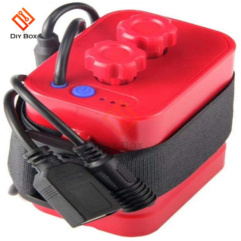 4/6x18650 Lithium Battery Pack Charger Box LED Indicator Waterproof Safety Cycling Battery Case Holder for Bike Light Headlamp