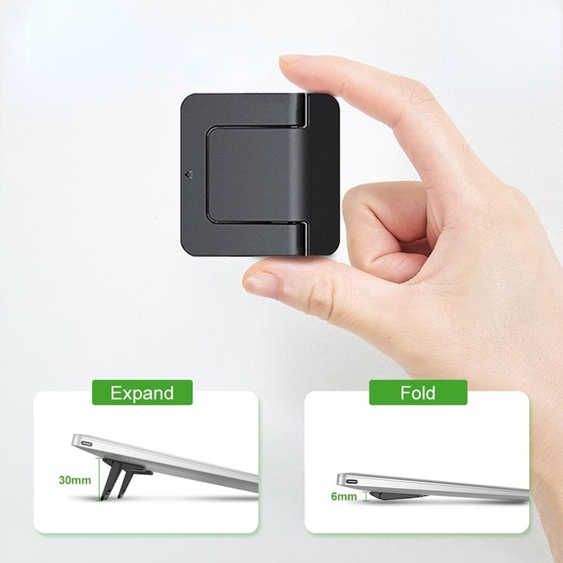 Mini Laptop Stand 2 Stuks Draagbare Voor Macbook Pro Air Ipad Xiaomi Tablet Stand Notebook Cooling Holder Ondersteuning Laptop Accessoires