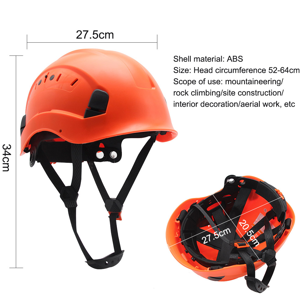 Safety Helmet with 50Pcs Stickers ABS Construction Hard Hat Goggles Climbing Riding Protective Helmets Working Rescue Work Cap