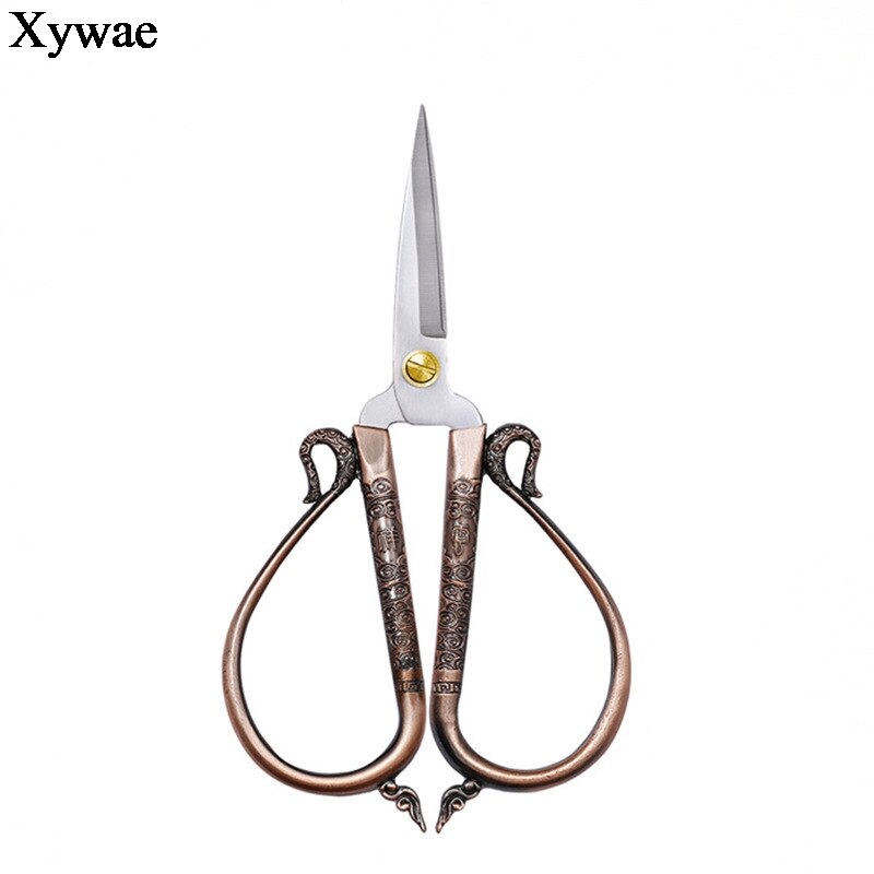 Tijeras clásicas de estilo Retro europeo, tijera antigua para costura artesanal, a medida, corte de papel, tijeras de costura bordada