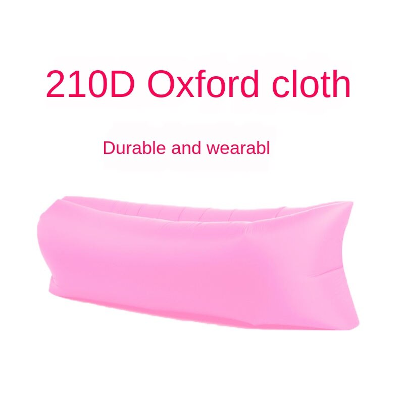 Outdoor inflatable bed Inflatable sofa Inflatable mattress Lazy sofa Portable sofa Beach lounger: Yellow