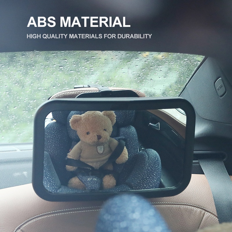Verstelbare Achterbank Auto Spiegel Plein Rear Wide View Hoofdsteun Spiegel Veiligheid Babyfoon Auto Accessoires Auto Interieur Onderdelen