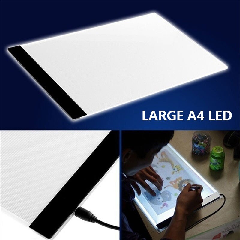 A4 Copy Station Art Stencil Board Tracing Drawing Board tableta grafica USB Powered drawing tablet