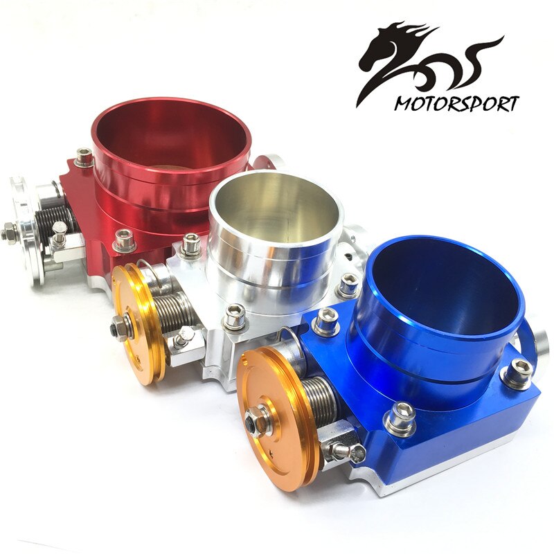 100MM CNC Aluminum High Flow Air Intake Manifold Engine Throttle Body
