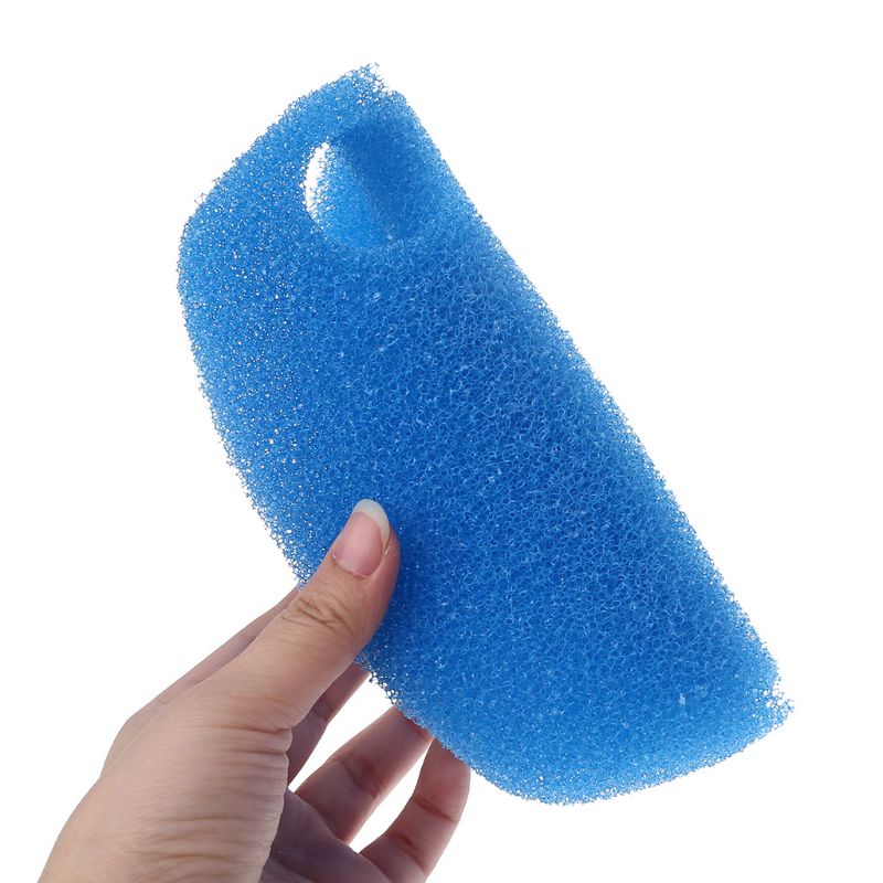 10 stuks aquariumfilterpads voor sunsun hw -302/505a canisterfiltercassette wit + blauwe sponsfilterpads