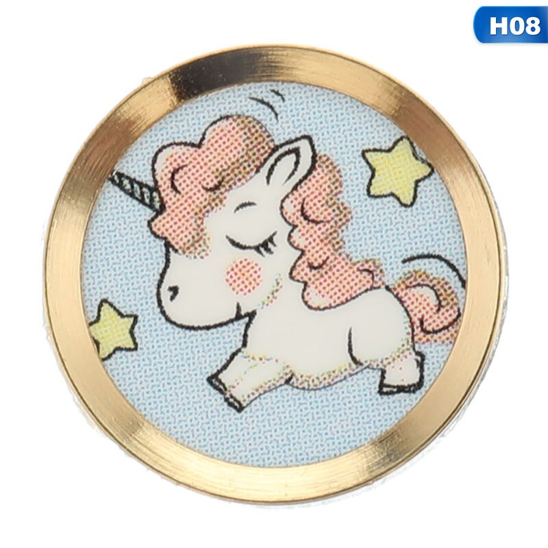 Cartoon schattige touch home-knop beschermer toetsenbord sticker voor iphone 5 se 6 6s 7 8 plus ipad air mini vingerafdruk identificatie: H08