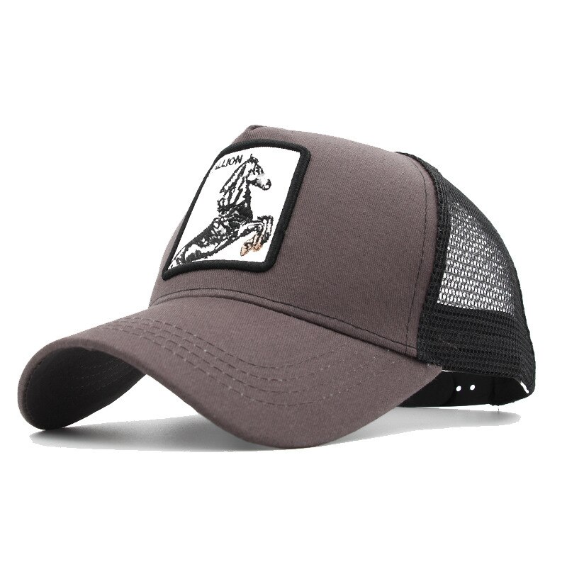 gorra de béisbol de malla Unisex encantadores animales gorras mujeres y hombres gorra Snapback papá sombrero verano hueso ajustable SA-8: 12