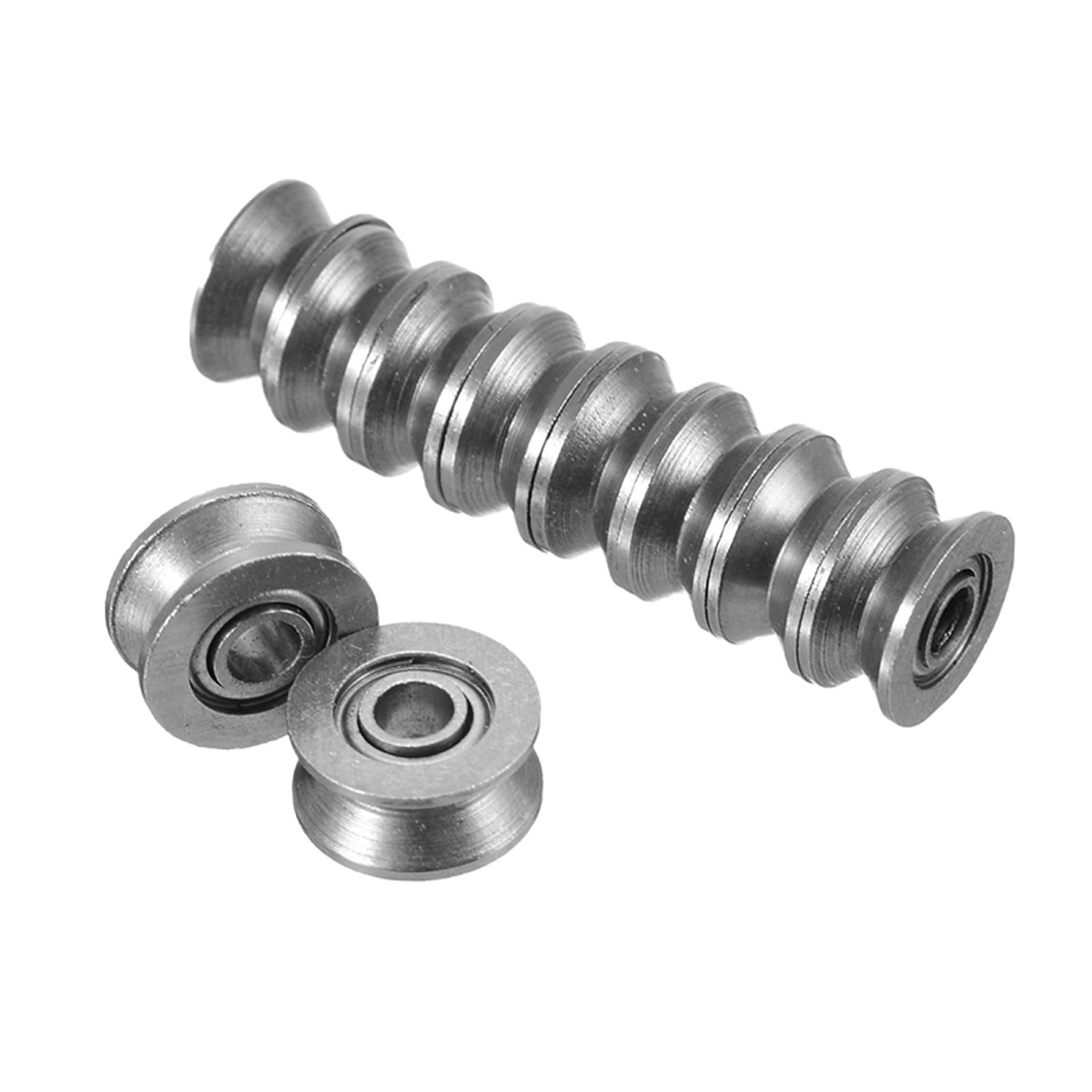 10 stk/ mini v rille kugleleje kulstofstål 624vv kugleskive leje hardware aksler 4 x 13 x 6mm til lav hastighed belastning applikation