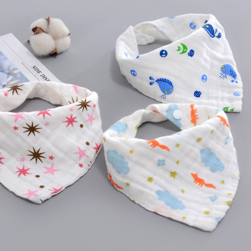 Slabbers Jongen Meisje Bandana Water Absorberen Bib Burp Doek Driehoek Katoenen Sjaal Baby Burp Baby Kerst Accessoires